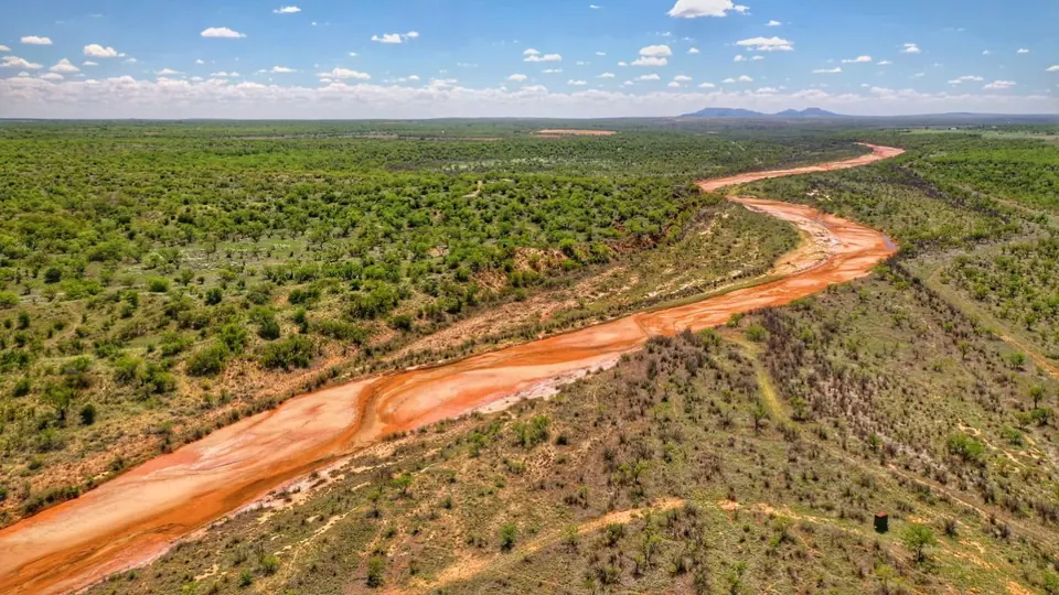 Overview of 126 acre hunting land in Stonewall County, Texas