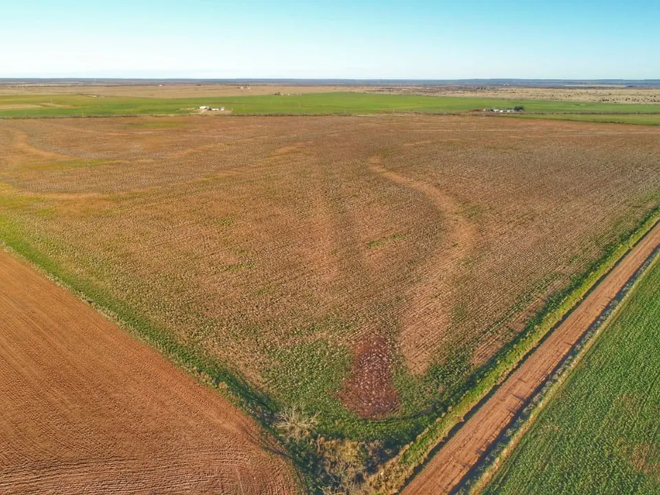 Overview of 169 acre farm in Foard County, Texas