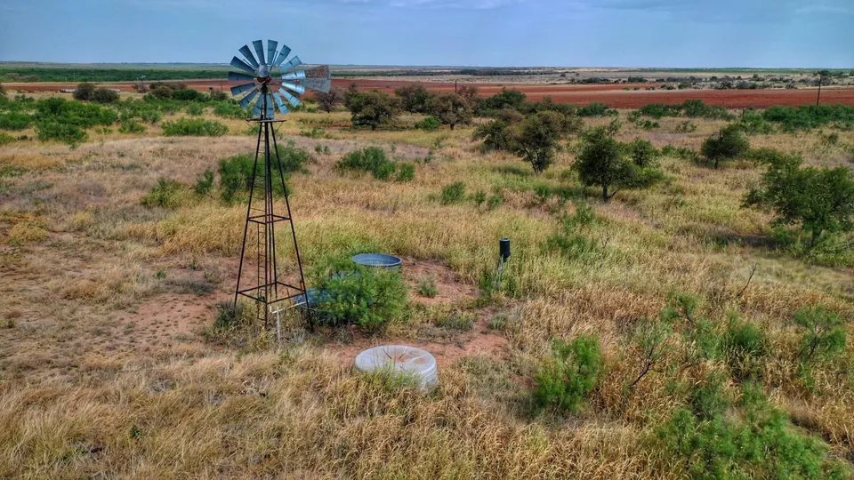 Overview of 169 acre farm in Hardeman County, Texas
