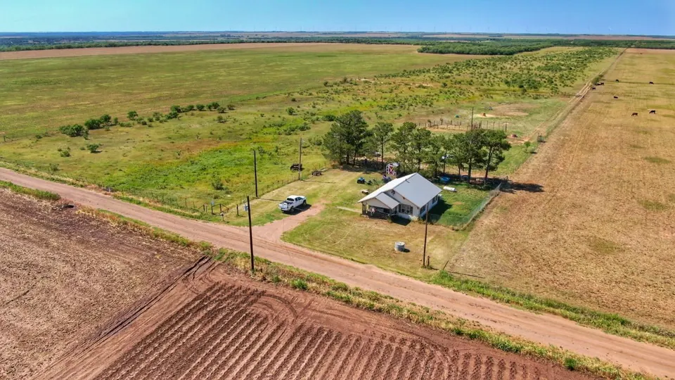 Overview of 218 acre farm in Knox County, Texas