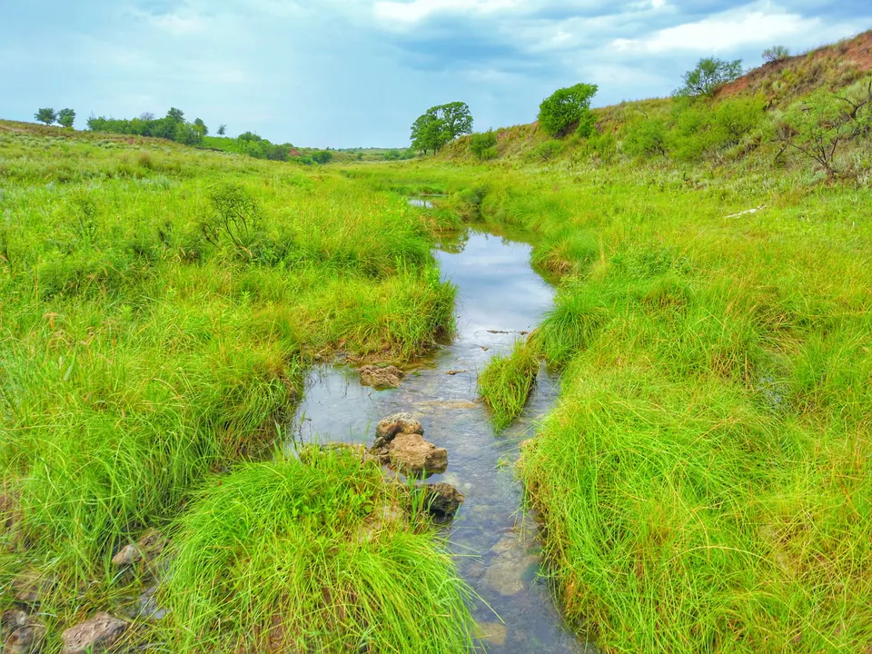 Overview of 2,400 acre ranch in Collingsworth County, Texas