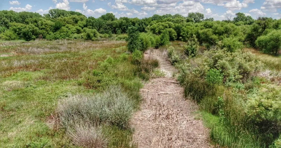 Overview of 25 acre ranch in Wilbarger County, Texas