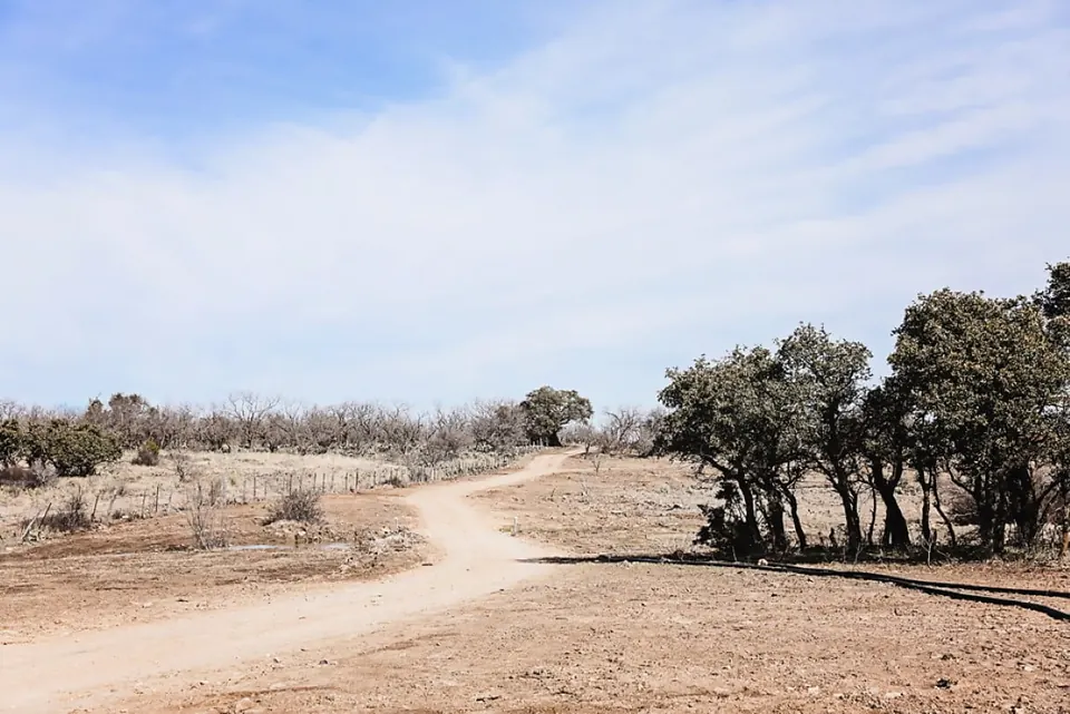 Overview of 250 acre ranch in Coleman County, Texas