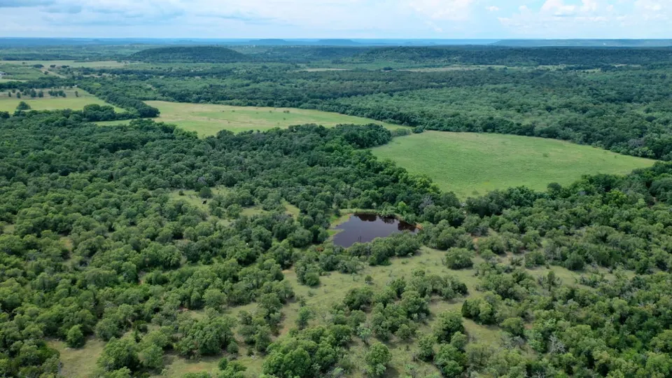 Overview of 274 acre hunting land in Erath County, Texas