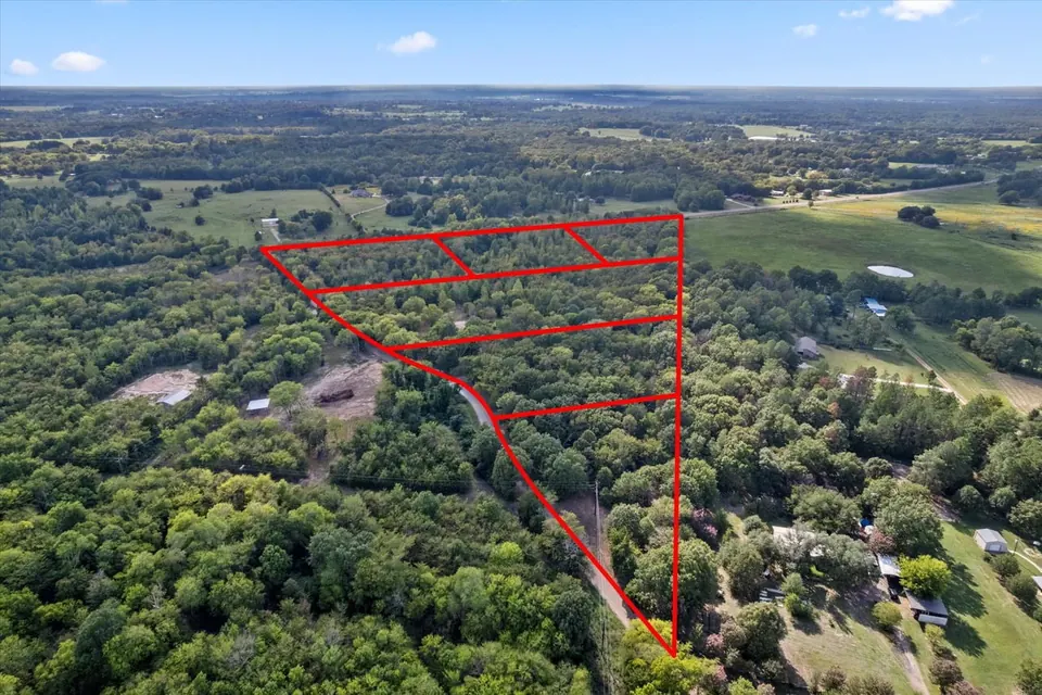 Overview of 3.79 acre ranch in Titus County, Texas