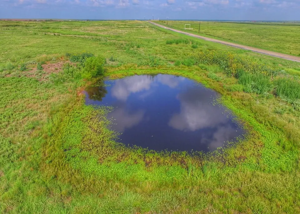 Overview of 320 acre farm in Clay County, Texas