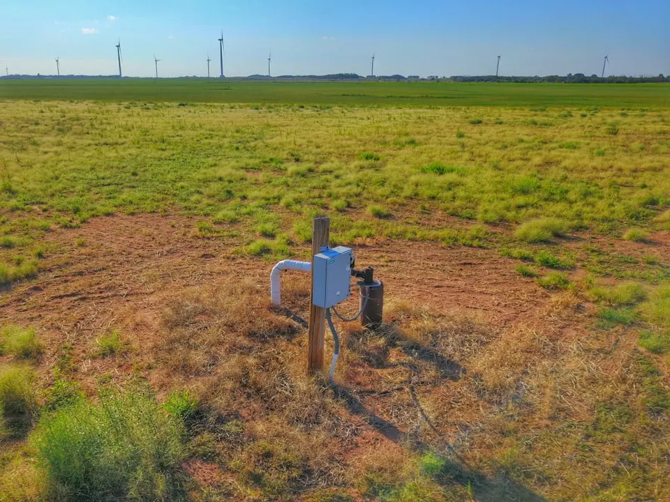 Overview of 320 acre farm in Wilbarger County, Texas