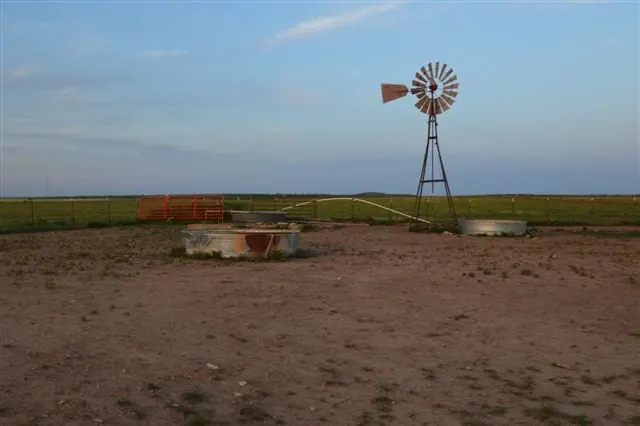 Overview of 343 acre farm in Hardeman County, Texas