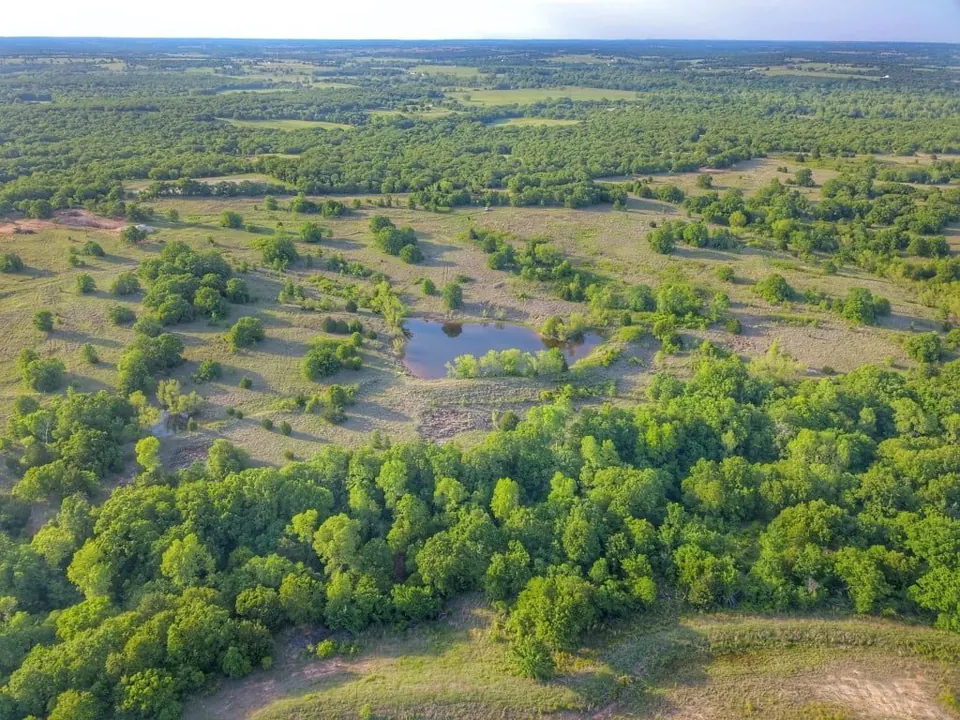 Overview of 36.35 acre farm in Montague County, Texas