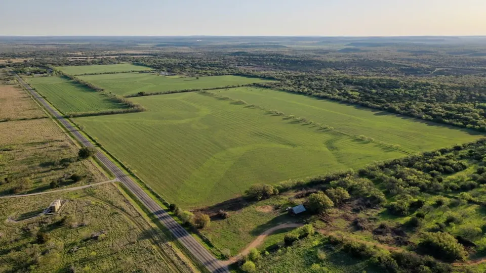 Overview of 485 acre farm in Young County, Texas