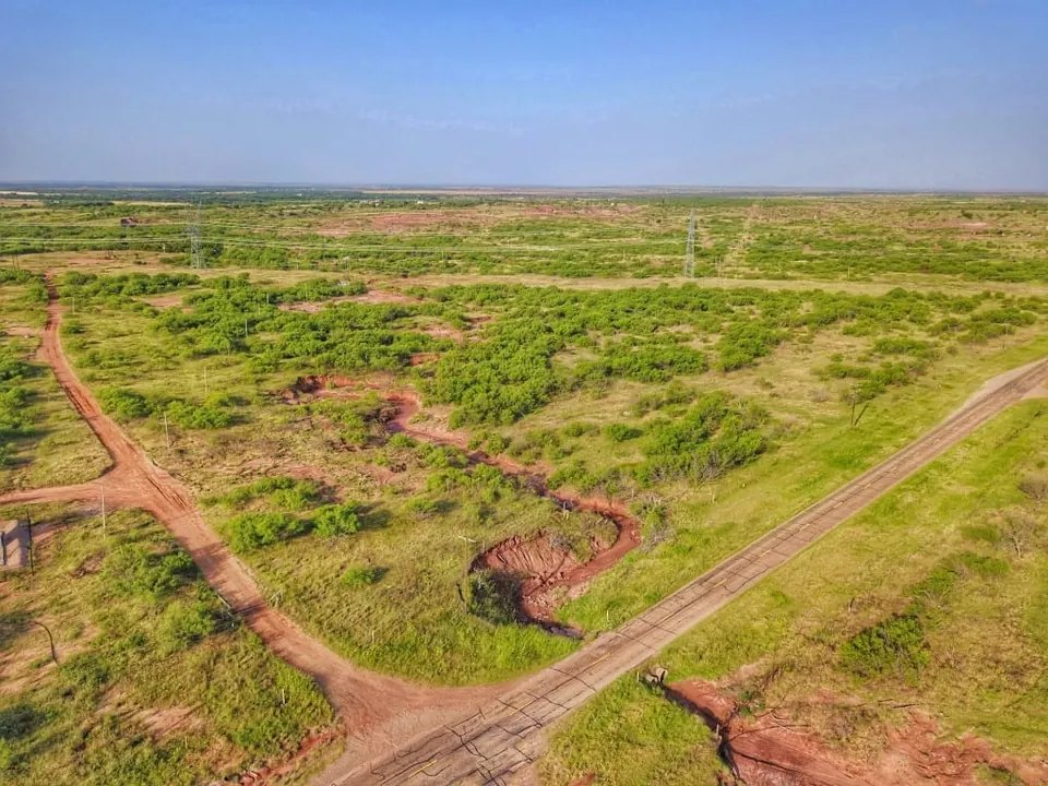 Overview of 110 acre hunting land in Wichita County, Texas