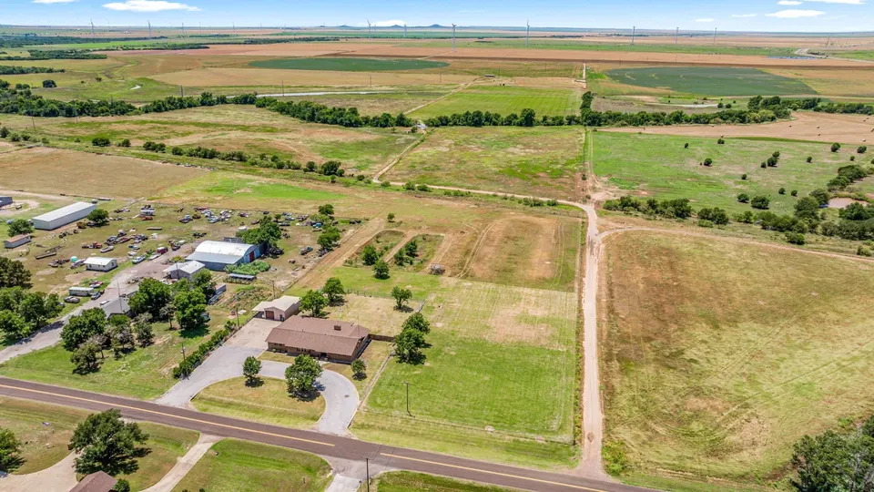 Overview of 7 acre residential land in Hardeman County, Texas